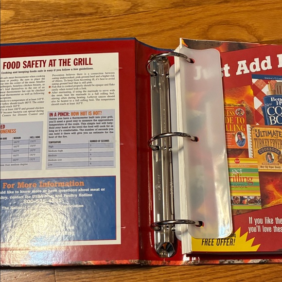 Better Homes and Gardens New Grilling Book 3 Ring Hardcover Cookbook - Picture 4 of 10